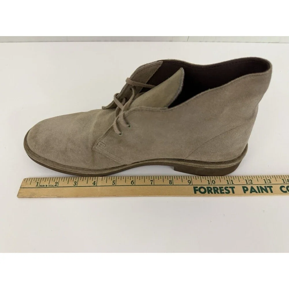 Clarks Suede Chukka Boots  Beige Taupe Men’s 12 M Lace Up Boots Light Academia